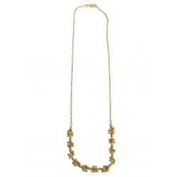 14Kt Two-tone Molecular Necklace (15.90gr)